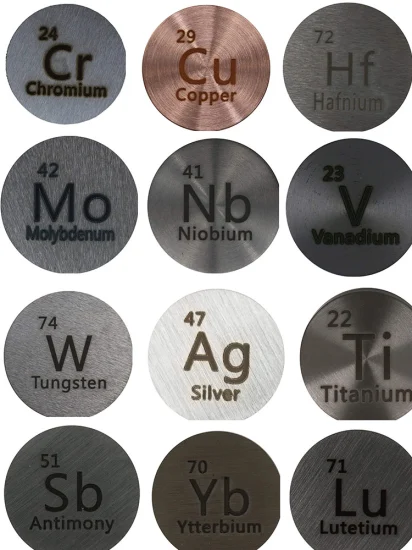Cible de pulvérisation d'alliage de tantale d'yttrium d'aluminium de chrome de cobalt de nickel de 99,9% de Nicocralyta